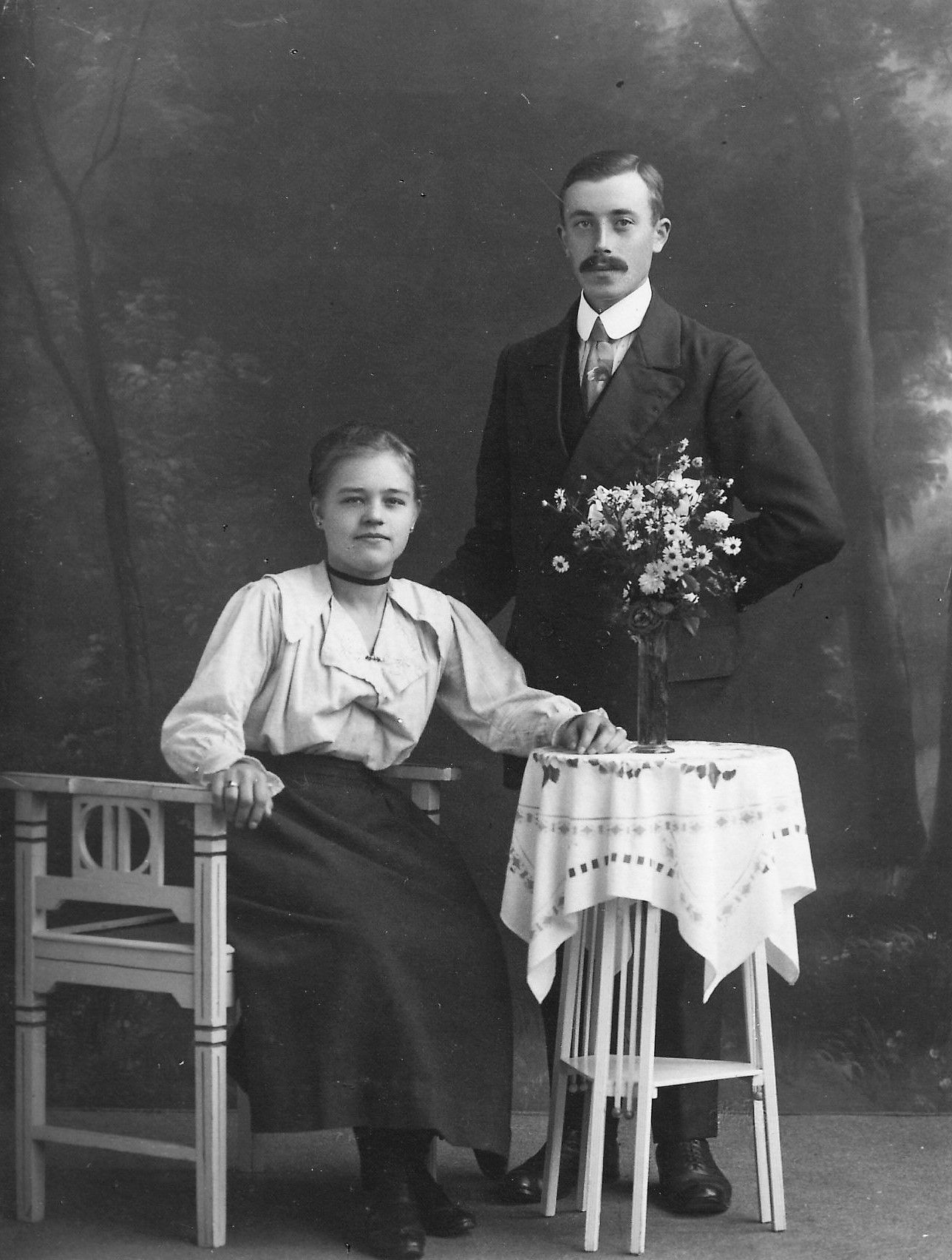 Jan Nugter en Wilhelmina Evers