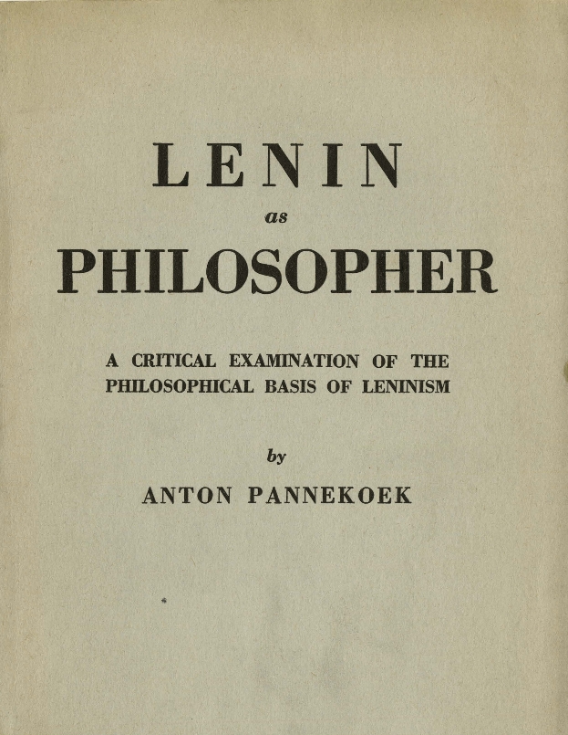 Lenin as Philosopher